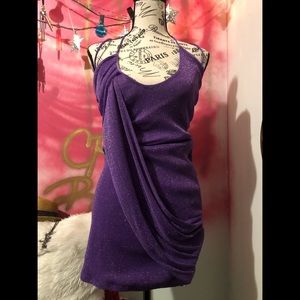 purple reign glitter dress